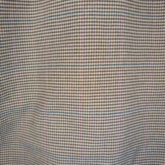 Jaclyn Smith Wide Leg Career Pants Black Brown Checkered Patterned Plus Size 18 - Picture 7 of 9